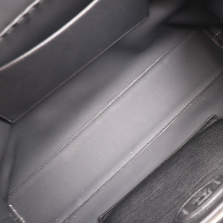 FENDI フェンディ バイザウェイ セレリア ビジネスバッグ 7VA458 レザー ブラック ブルー系 イエロー系 シルバー金具 2WAY ショルダーバッグ