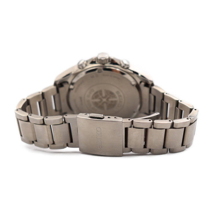 美品 SEIKO セイコー ASTRON アストロン 腕時計 SBXB159 ステンレススチール セラミック シルバー ブルー文字盤 GPS ソーラー電波 8X22-0AL0