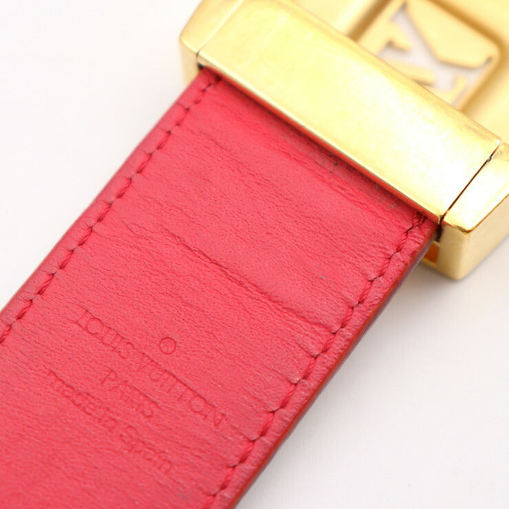 LOUIS VUITTON ルイ ヴィトン サンチュール LVカット モノグラムマルチカラー ベルト M9682W 表記サイズ 80/32 PVC レザー ブロン マルチカラー ゴールド金具 リバーシブル ビトン