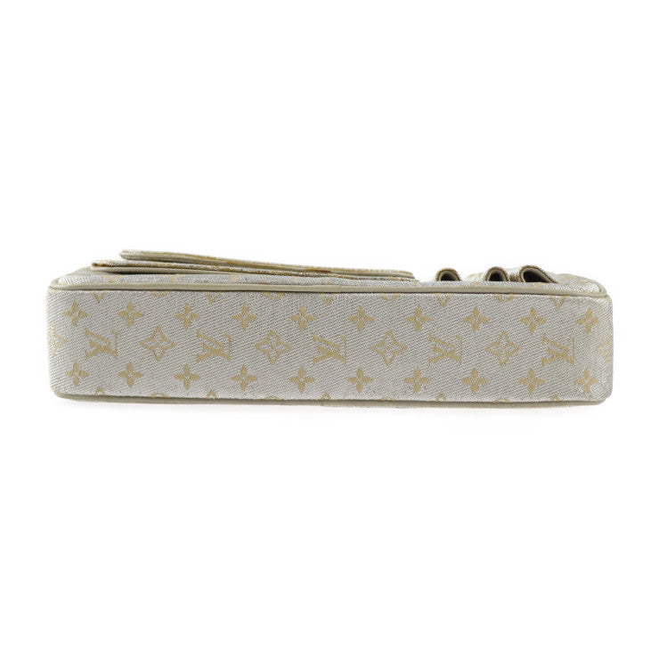 LOUIS VUITTON ルイ ヴィトン マッケンナ モノグラムシャイン ハンドバッグ M92362 キャンバス レザー シルバー ゴールド金具 チェーン ショルダーバッグ