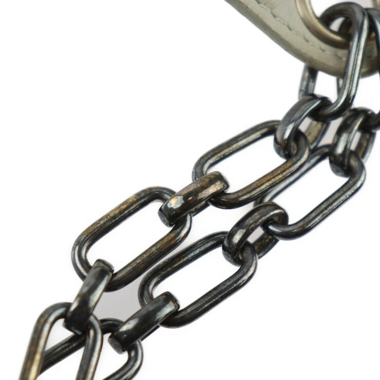 LOUIS VUITTON ルイ ヴィトン マッケンナ モノグラムシャイン ハンドバッグ M92362 キャンバス レザー シルバー ゴールド金具 チェーン ショルダーバッグ