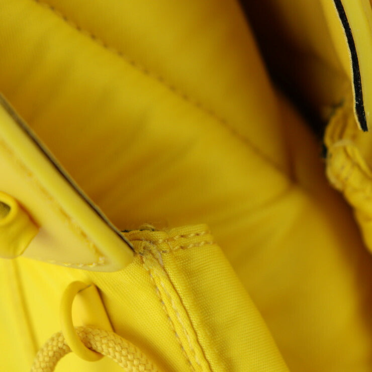 新品未使用展示品 BOTTEGAVENETA ボッテガヴェネタ PUDDLE BOMBER パドルボンバー スニーカー 667064 表記サイズ 44 ファブリック ラバー イエロー レースアップ ハイカット 参考サイズ約29cm