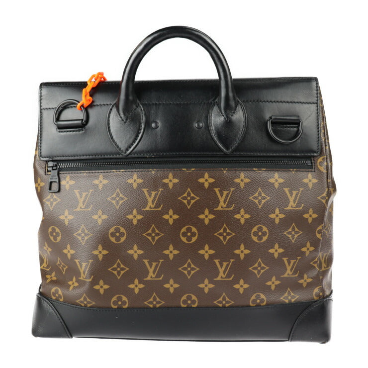 LOUIS VUITTON ルイ ヴィトン スティーマー PM モノグラム ショルダーバッグ M44473 PVC レザー ブラウン ブラック ソーラレイ 2WAY ハンドバッグ ビトン