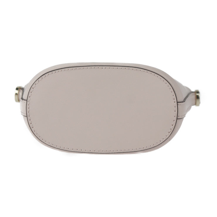 超美品 Kate Spade ケイトスペード オードリー ミニバケット ショルダーバッグ K8103 レザー ライトピンク系 ゴールド金具 ターンロック ポシェット