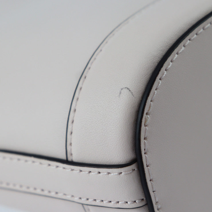 超美品 Kate Spade ケイトスペード オードリー ミニバケット ショルダーバッグ K8103 レザー ライトピンク系 ゴールド金具 ターンロック ポシェット