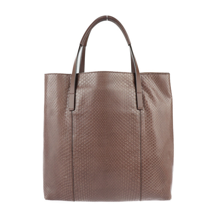 GUCCI グッチ ホースビット トートバッグ 297006 パイソン レザー パープルブラウン系 ゴールド金具 ショルダーバッグ タッセル フリンジ ポーチ付き