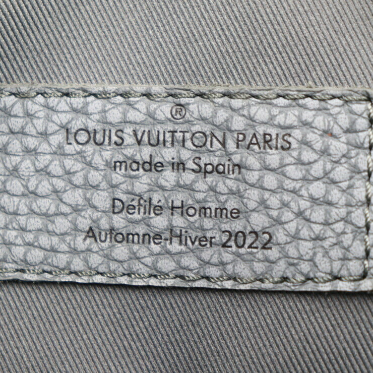美品 LOUIS VUITTON ルイ ヴィトン クライミング ホーボー クルーザー PM ショルダーバッグ M20875 トリヨンレザー GRIS GRANITE グレー系 シルバー金具 クロスボディ モノグラム ビトン