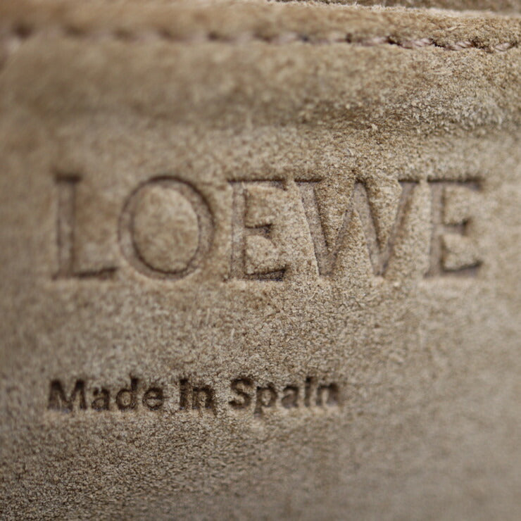 LOEWE ロエベ ミッシー スモール ハンドバッグ 327.12KS28 レザー ブルー系 シルバー金具 2WAY ショルダーバッグ