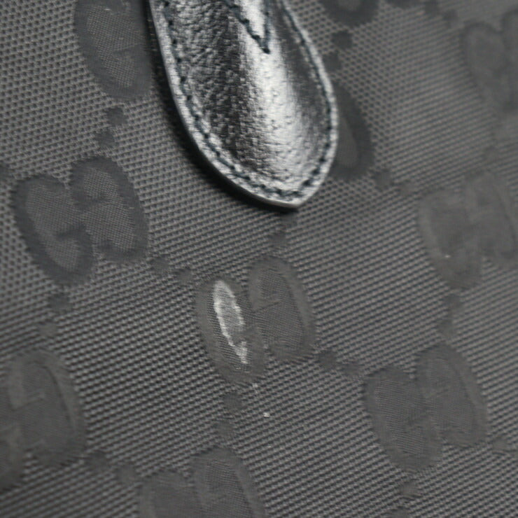 美品 GUCCI グッチ Off The Grid オフザグリッド GGナイロン トートバッグ 630353 ナイロン レザー ブラック 2WAY ショルダーバッグ