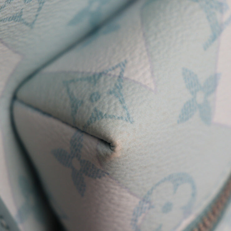 LOUIS VUITTON ルイ ヴィトン ディスカバリー バックパック PM モノグラム アクアガーデン リュック・デイパック M22519 PVC レザー ライトブルー系 シルバー金具 ビトン