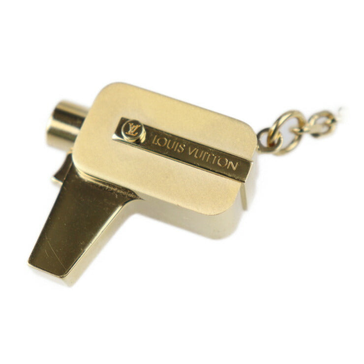 美品 LOUIS VUITTON ルイ ヴィトン ポルトクレ カンヌ その他小物 M65383 メタル ラインストーン ゴールド カメラ サングラス バッグチャーム ビトン キーホルダー