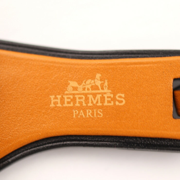 新品未使用展示品 HERMES エルメス ORAN NANO オラン ナノ その他小物 080149CA リザード ヴォーバトラー バッシュハンター オンブレ ナチュラルサブレ ブラック サンダルモチーフ バッグチャーム
