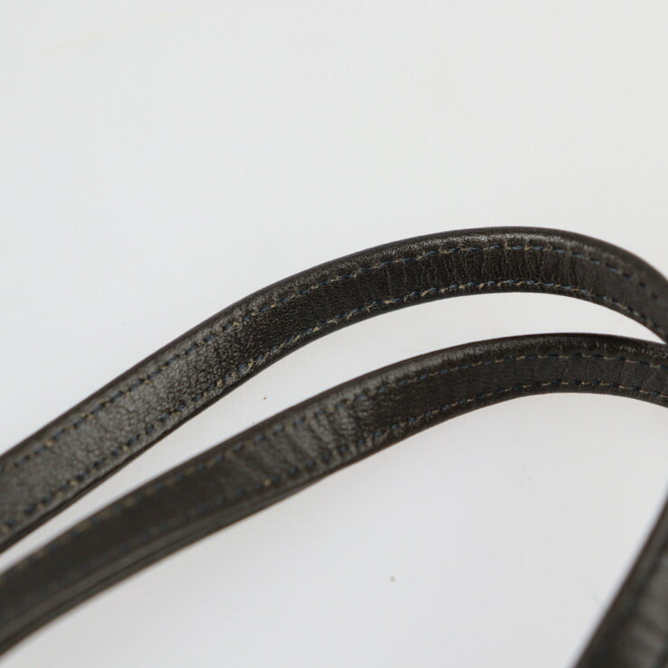 美品 ANDREA PFISTER アンドレ アフィステル バッグ ショルダーバッグ DGY 26-350 レザー パイソン ダークグレーブラウン系 グレー ゴールド金具 2WAY クラッチバッグ