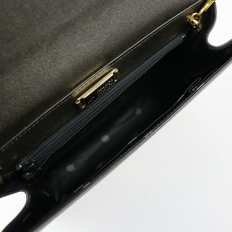 Beautiful ANDREA PFISTER bag shoulder bag DGY 26-350 leather python dark gray brown gray gold hardware 2WAY clutch bag