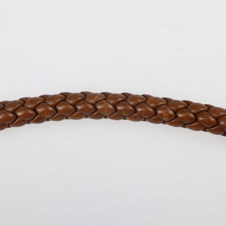 GUCCI グッチ バンブー ショルダーバッグ 269947 レザー ブラウン系 ゴールド金具 編込み ワンショルダー タッセル