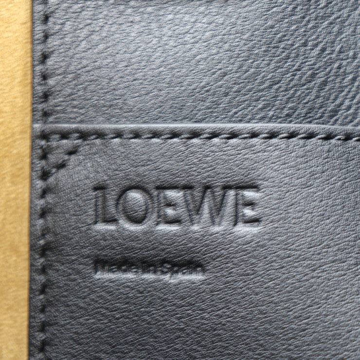 美品 LOEWE ロエベ マッキントッシュ トートバッグ - レザー ブラック ホワイト系 アーガイルチェア 椅子柄 ラージサイズ プリント