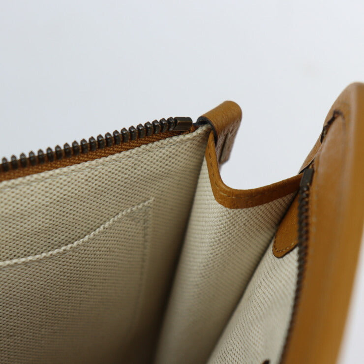 新品未使用展示品 GUCCI グッチ ディズニーコラボ マイクロGGスプリーム セカンドバッグ 602552 PVC レザー ベージュ ライトブラウン ゴールド金具 ミッキープリント クラッチバッグ ポーチ