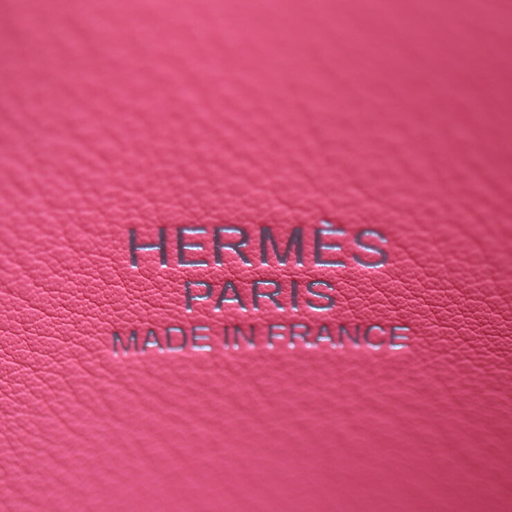 HERMES エルメス ボリード27 ハンドバッグ ヴォースイフト ローズアザレ ピンク系 シルバー金具 2WAY ショルダーバッグ C刻印