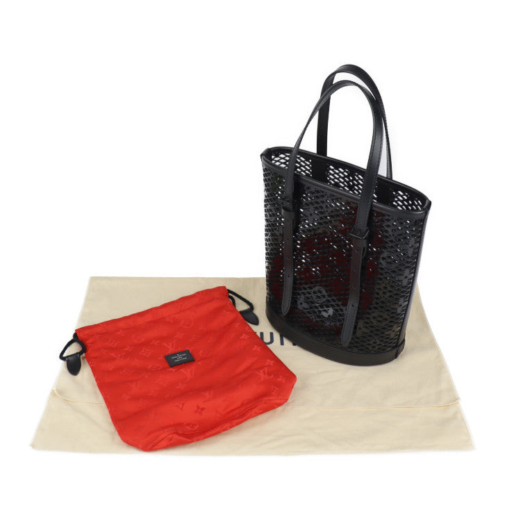 新古未使用展示品 LOUIS VUITTON ルイ ヴィトン レースバケットPM モノグラム トートバッグ M20352 パテントカーフレザー ブラック ショルダーバッグ ビトン