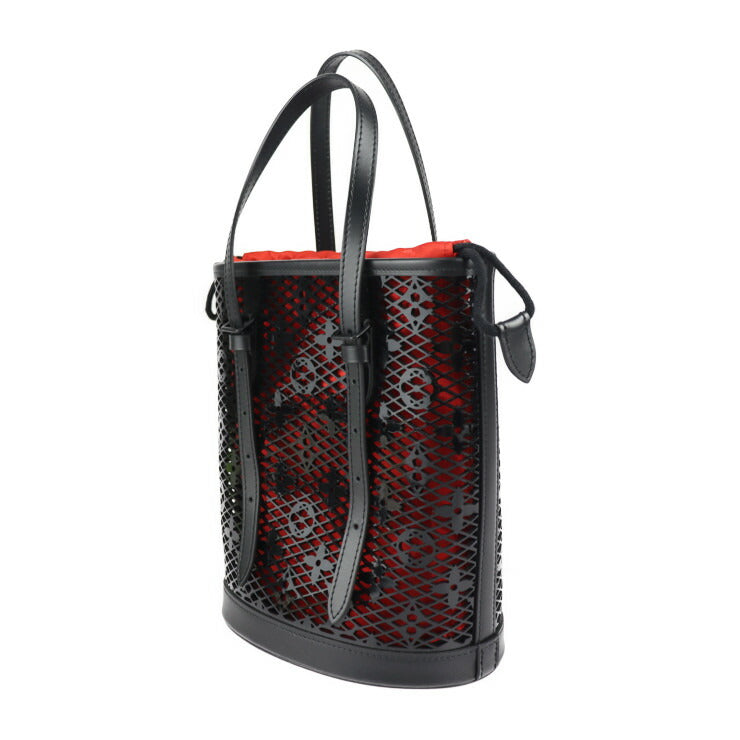 新古未使用展示品 LOUIS VUITTON ルイ ヴィトン レースバケットPM モノグラム トートバッグ M20352 パテントカーフレザー ブラック ショルダーバッグ ビトン