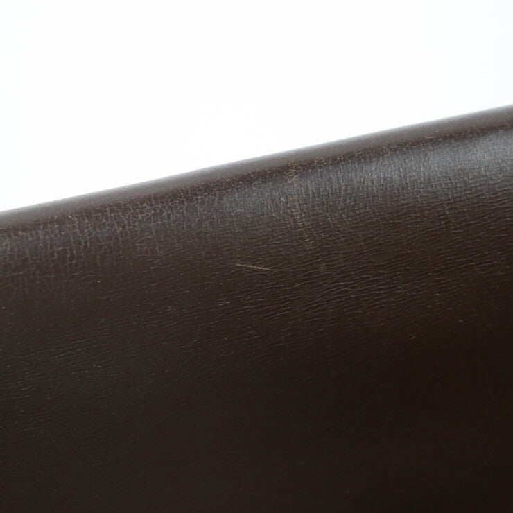 HERMES エルメス ファコ GM 35 クラッチバッグ - ボックスカーフ ダークブラウン系 セカンドバッグ 書類鞄 〇O刻印