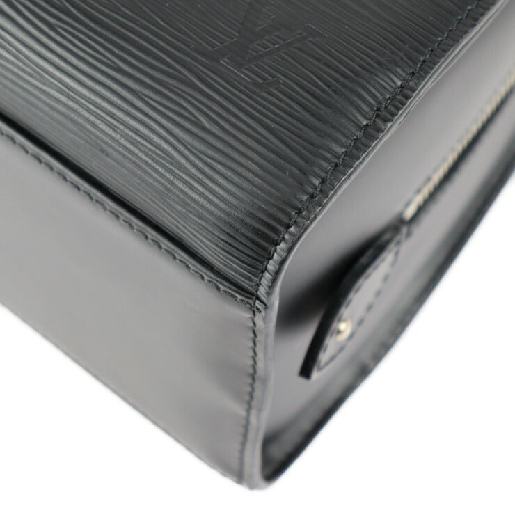 美品 LOUIS VUITTON ルイ ヴィトン ポンヌフ PM エピ ハンドバッグ M59072 レザー ノワール ブラック シルバー金具 ビトン