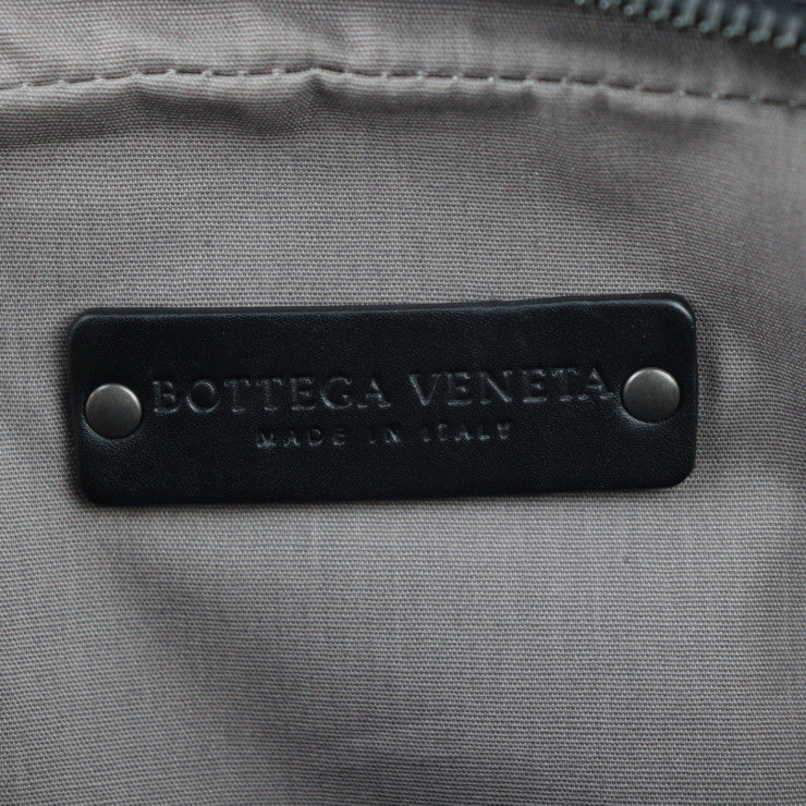 美品 BOTTEGAVENETA ボッテガヴェネタ BELT BAG IN MICRO INTRECCIATO EMBOSSED マイクロイントレチャート ウエストバッグ 547889 カーフレザー ブラック マルチカラー マイクロ イントレッチオ エンボスド ベルトバッグ ボディバッグ