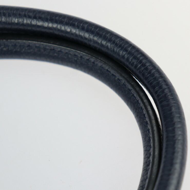 美品 LOUIS VUITTON ルイ ヴィトン ミラMM ハンドバッグ M53948 トリヨンレザー ブルーマリーヌ ゴールド金具 2WAY ターンロック