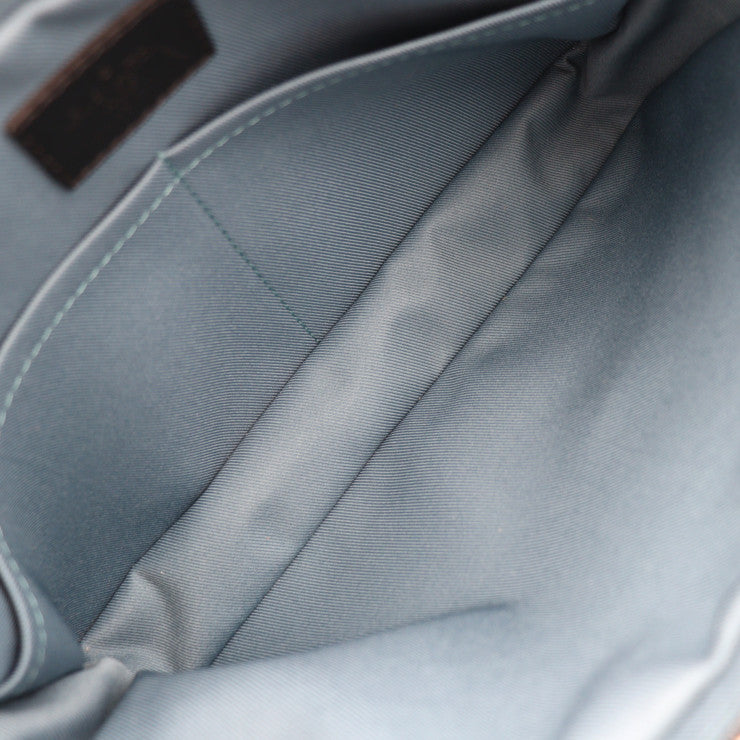 美品 LOUIS VUITTON ルイ ヴィトン アルファ メッセンジャー ダミエグラフィット ショルダーバッグ N40188 PVC レザー ブラック ビトン