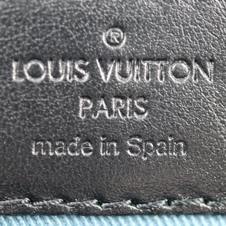 美品 LOUIS VUITTON ルイ ヴィトン アルファ メッセンジャー ダミエグラフィット ショルダーバッグ N40188 PVC レザー ブラック ビトン