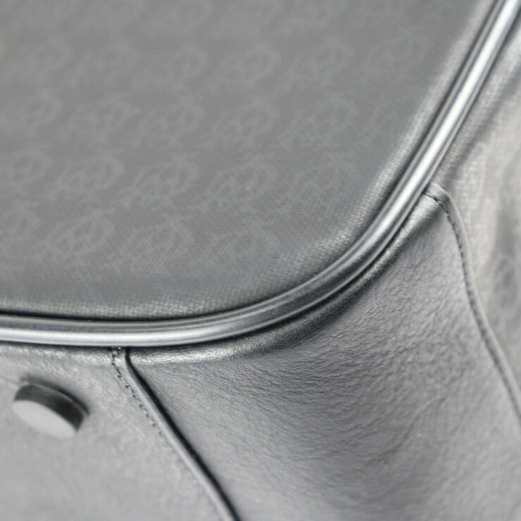 超美品 Dunhill ダンヒル 24 HOURS BAG WINDSOR ウィンザー ビジネスバッグ L3K725A PVC レザー ブラック 2WAY ショルダーバッグ