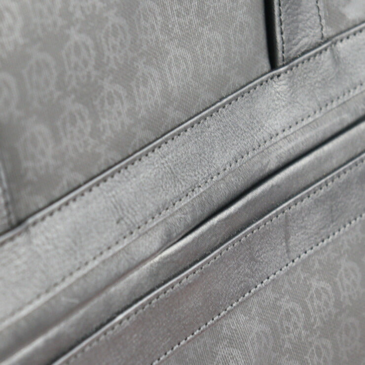 超美品 Dunhill ダンヒル 24 HOURS BAG WINDSOR ウィンザー ビジネスバッグ L3K725A PVC レザー ブラック 2WAY ショルダーバッグ