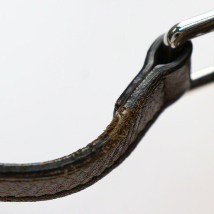 GUCCI グッチ GGスプリーム ショルダーバッグ 626363 レザー ベージュ ブラウン シルバー金具 クロスボディ スタッズ