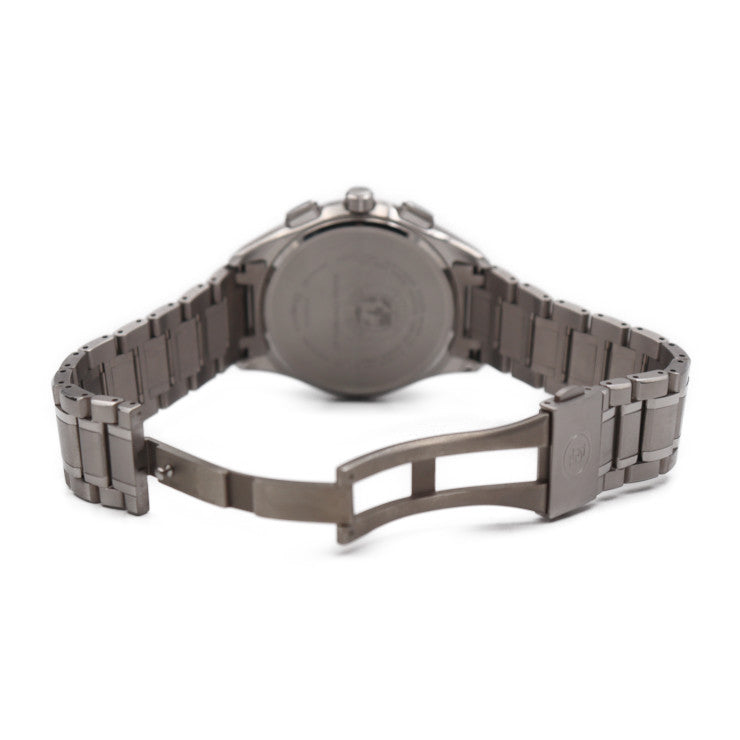 超美品 CITIZEN シチズン EXCEED エクシード 腕時計 AT9110-58E チタン シルバー 黒文字盤 エコドライブ ソーラー電波 H820-T023916