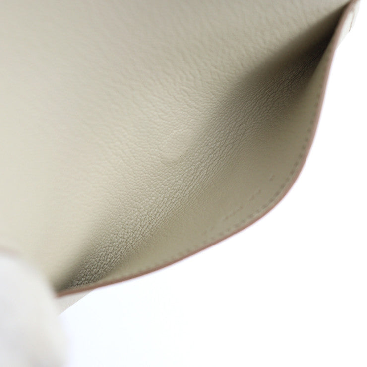 新品未使用展示品 HERMES エルメス R.M.S パスポートケース - エバーカラー ベトン ホワイト系 シルバー金具 パスポートカバー B刻印