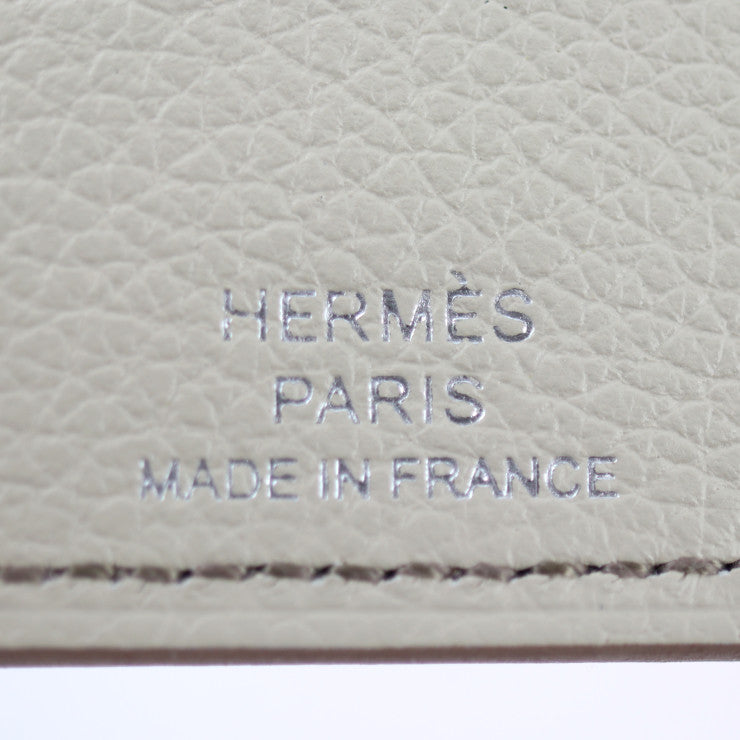 新品未使用展示品 HERMES エルメス R.M.S パスポートケース - エバーカラー ベトン ホワイト系 シルバー金具 パスポートカバー B刻印