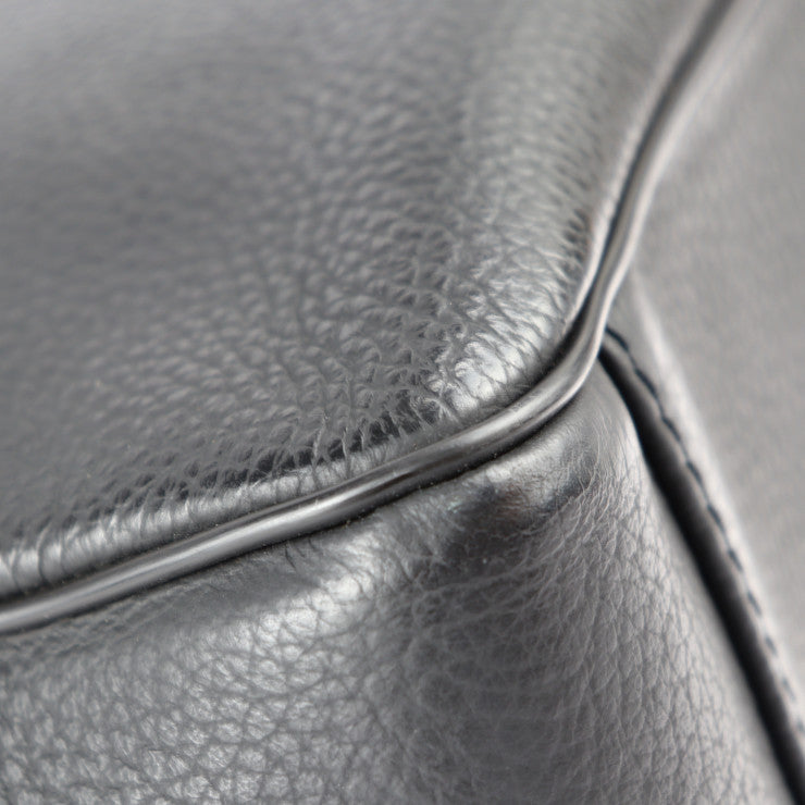 美品 Dunhill ダンヒル CONNAUGHT コンノート ビジネスバッグ レザー ブラック ゴールド金具 Wファスナー 2WAY ショルダーバッグ ブリーフケース