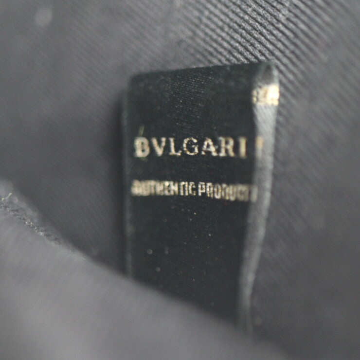 美品 BVLGARI ブルガリ セルペンティ ショルダーバッグ - レザー グリーン系 ゴールド金具 リザード型押し スネークヘッド チェーンショルダー ポシェット