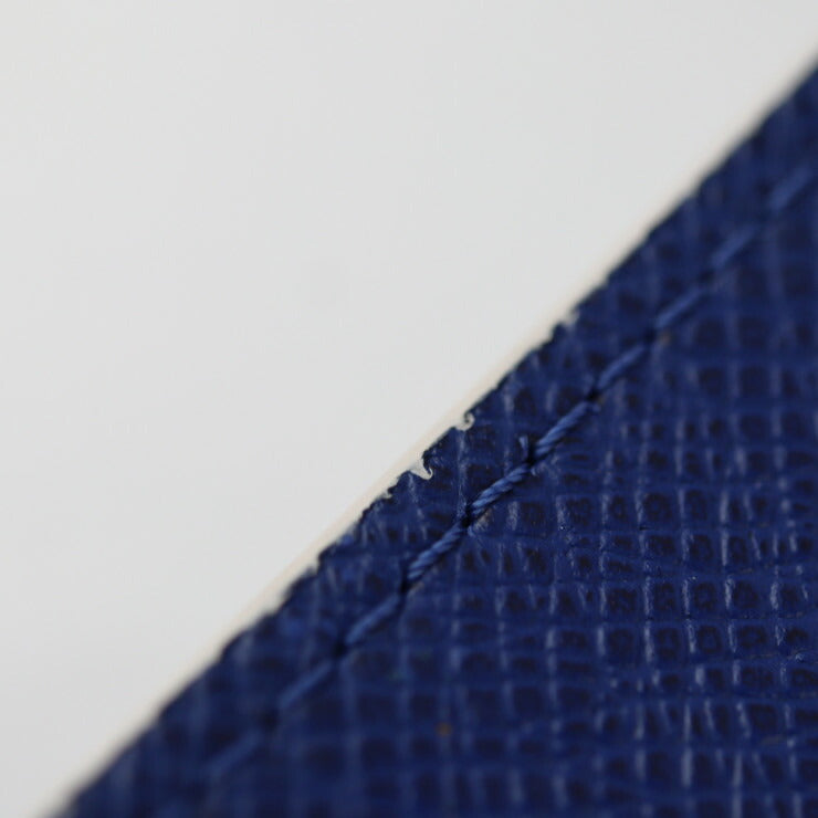 美品 LOUIS VUITTON ルイ ヴィトン ポシェット ヴォワヤージュ MM タイガ セカンドバッグ M30399 レザー コバルト ブルー シルバー金具 クラッチバッグ ポーチ ビトン