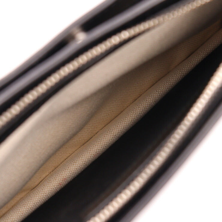 美品 BALENCIAGA バレンシアガ ネイビーポシェット ショルダーバッグ 339937 キャンバス レザー ナチュラル ブラック 2WAY セカンドバッグ