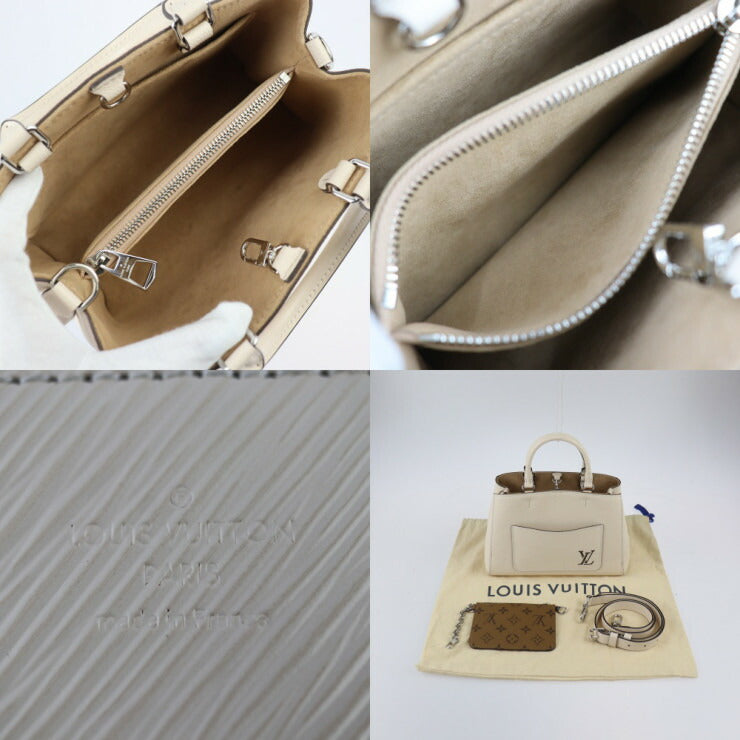 LOUIS VUITTON ルイ ヴィトン マレル トートBB エピ ハンドバッグ M20520 レザー クオーツ ホワイト系 シルバー金具 2WAY ショルダーバッグ ※訳あり