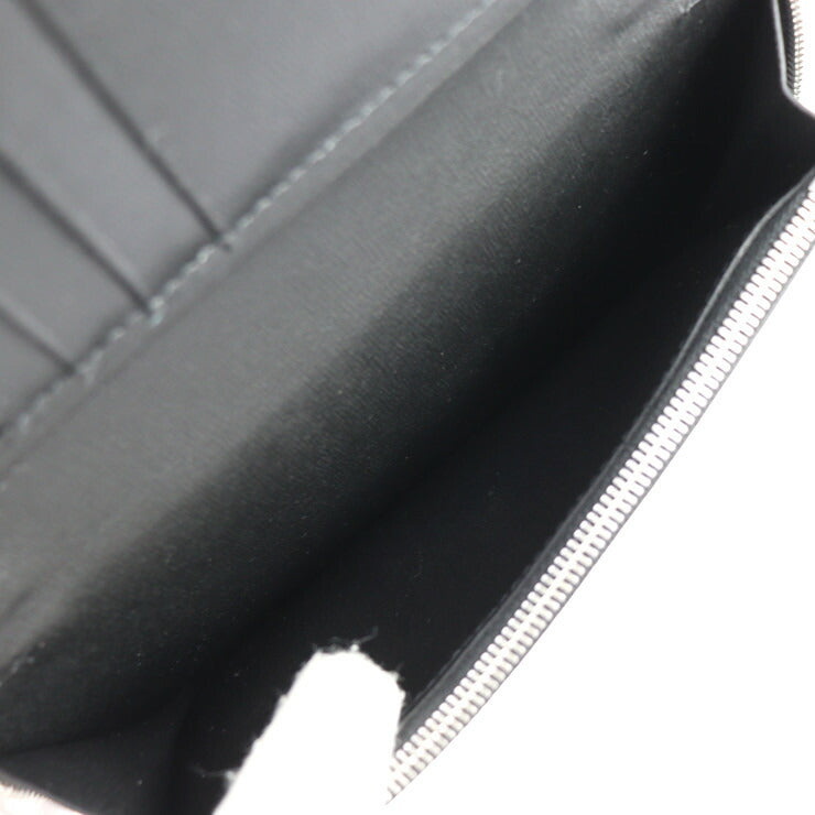 新古未使用展示品 Berluti ベルルッティ イタウバ バーティカル ロングジップウォレット 二つ折り財布 225441 カーフレザー ブラック シルバー金具 ラウンドファスナー 長財布