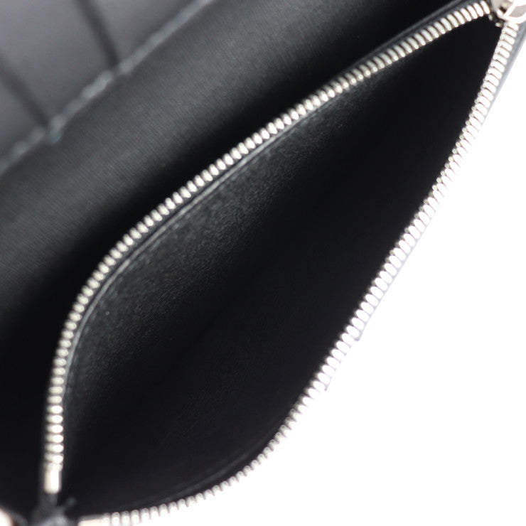 新古未使用展示品 Berluti ベルルッティ イタウバ バーティカル ロングジップウォレット 二つ折り財布 225441 カーフレザー ブラック シルバー金具 ラウンドファスナー 長財布