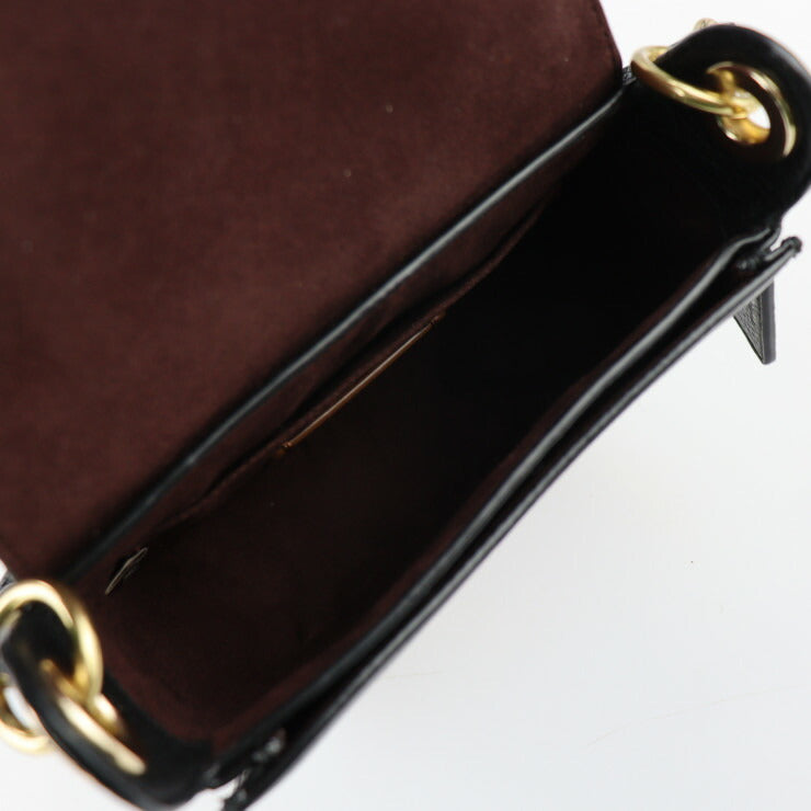 美品 COACH コーチ バスキア コラボ ショルダーバッグ C5663 レザー ブラック マルチカラー ゴールド金具 2WAY クロスボディ ハンドバッグ ポシェット