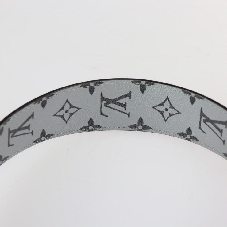 美品 LOUIS VUITTON ルイ ヴィトン メッセンジャーPM モノグラム リフレクト ショルダーバッグ M43859 PVC レザー シルバー ブラック 2018年日本限定 ビトン