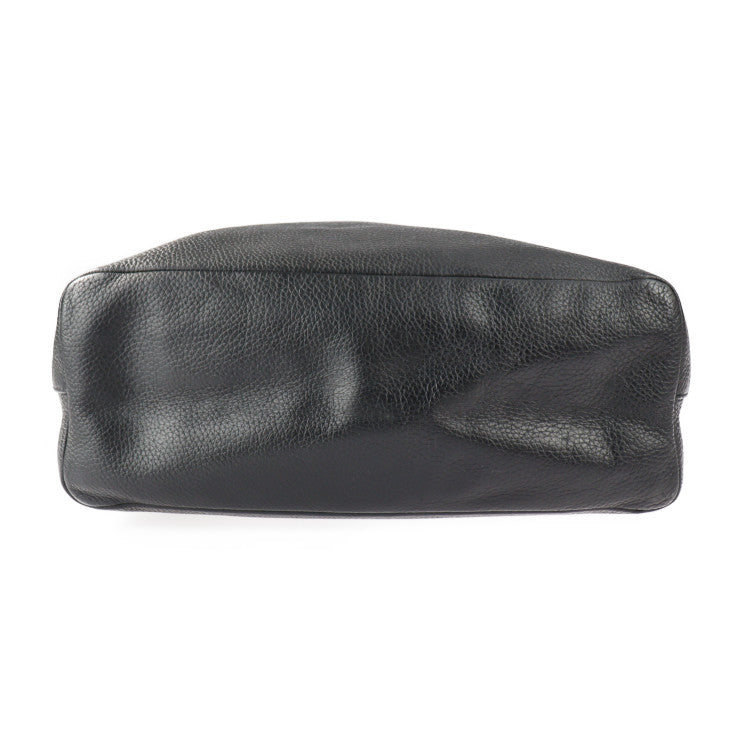 LOUIS VUITTON ルイ ヴィトン カバ ライト LVサークル トートバッグ M55000 トリヨンレザー ブラック シルバー金具 ポーチ付き ビトン