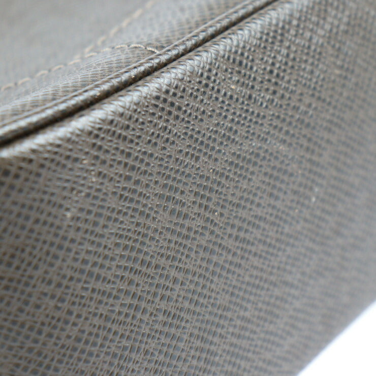 美品 LOUIS VUITTON ルイ ヴィトン パヴェル タイガ セカンドバッグ M31148 レザー グリズリ ブラウン系 シルバー金具 リストレット クラッチバッグ ポーチ ビトン