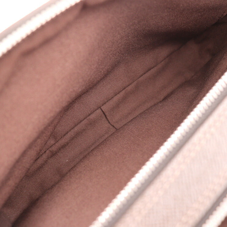 美品 LOUIS VUITTON ルイ ヴィトン パヴェル タイガ セカンドバッグ M31148 レザー グリズリ ブラウン系 シルバー金具 リストレット クラッチバッグ ポーチ ビトン