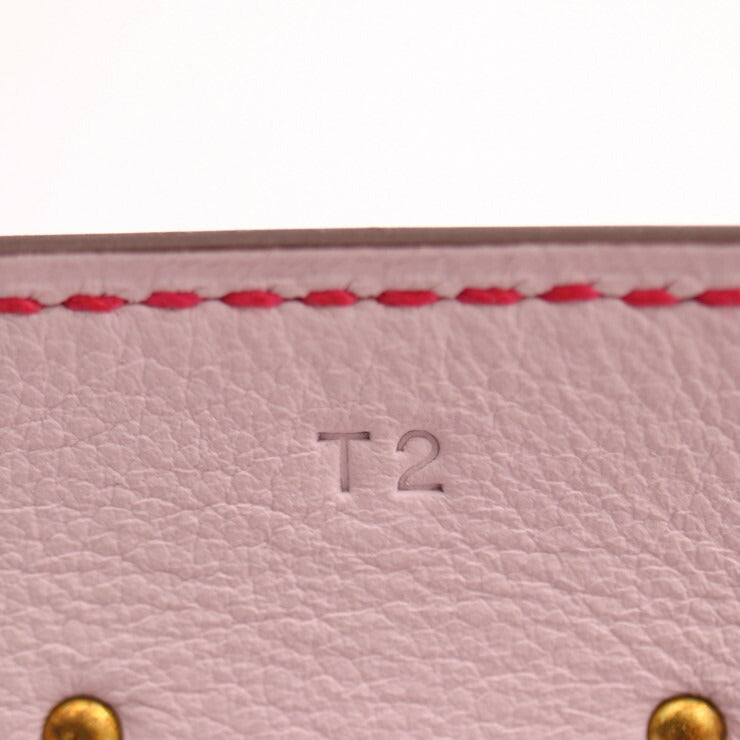 超美品 HERMES エルメス ケリー ツイスト GM ブレスレット - 表記サイズ T2 ヴォースイフト ローズポップ ピンク系 ピンク系 ゴールド金具 U刻印