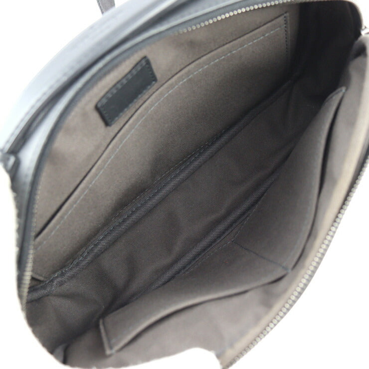 美品 LOUIS VUITTON ルイ ヴィトン アンブレール ダミエアンフィニ ボディバッグ N41288 レザー オニキス ブラック シルバー金具 2WAY クラッチバッグ セカンドバッグ ウエストバッグ